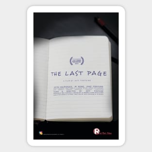 "The Last Page" by Jeffrey Fontaine (Killingly High) Sticker